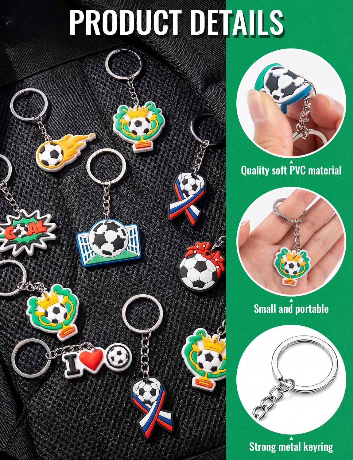 multipurpose keychains for backpacks and bags