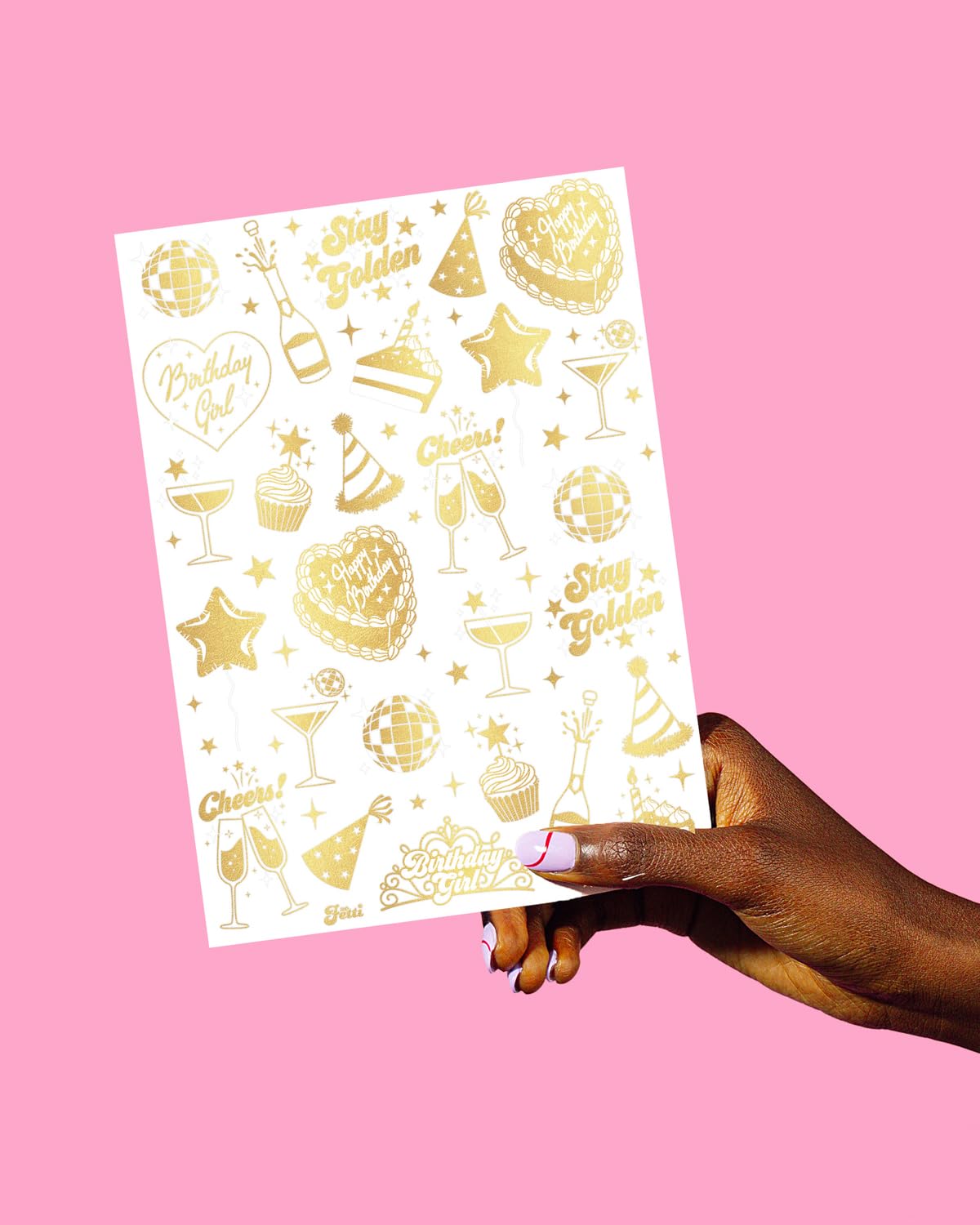 tattoo sheets measure 8.25 by 6 inches