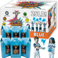 Party GOAT blue color run powder 25 lb bulk packaging