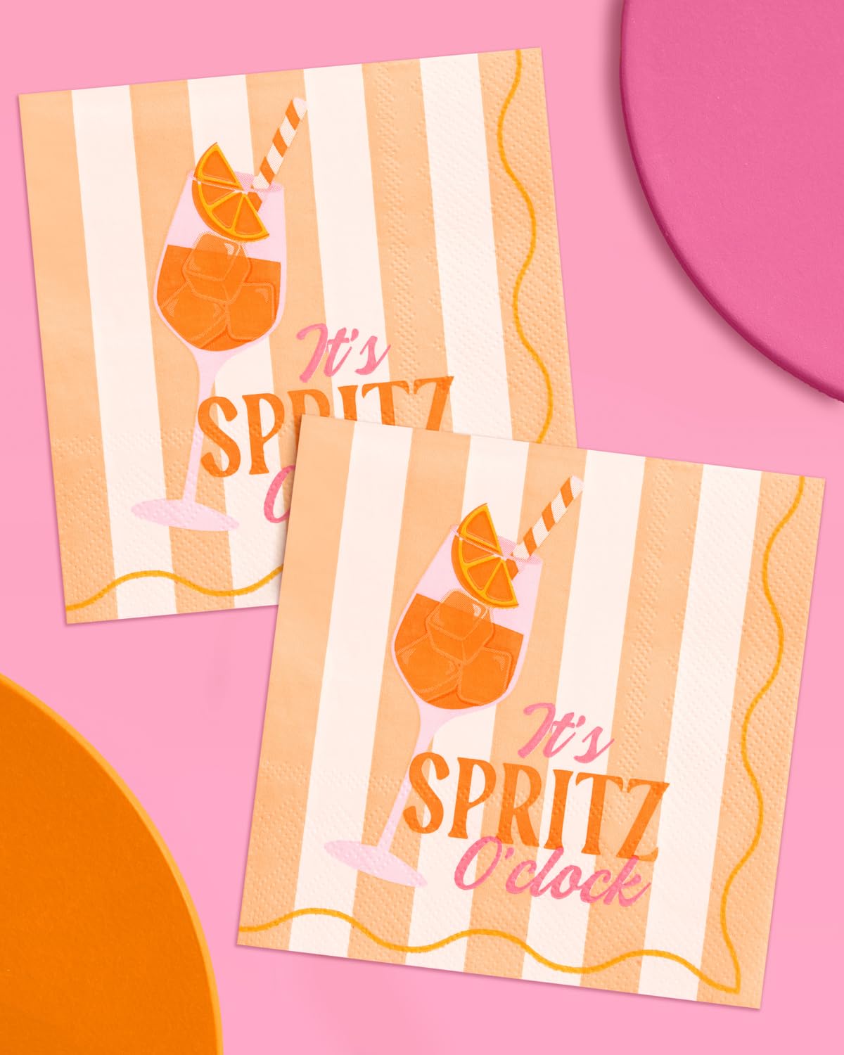 Party napkins 25 piece set for sun kissed tables