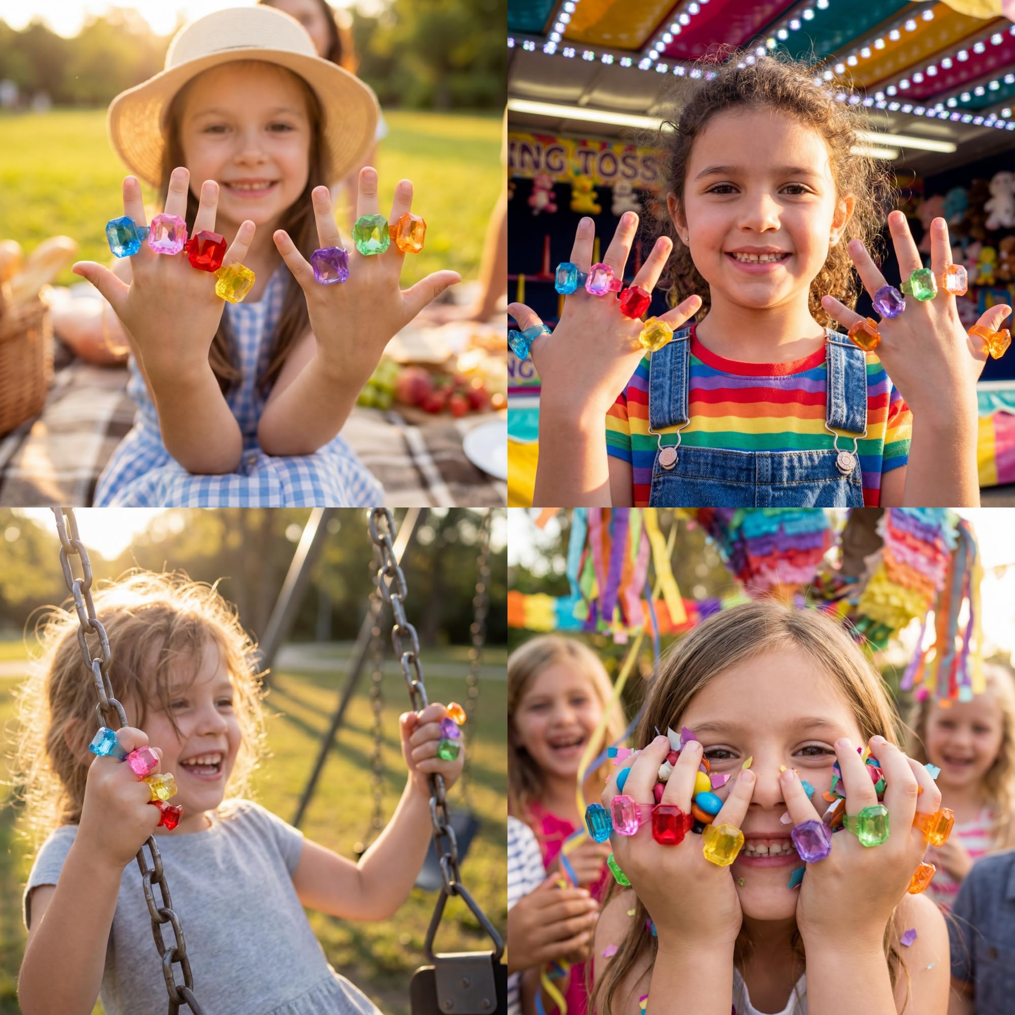 Birthday gifts idea PASEMM gem rings