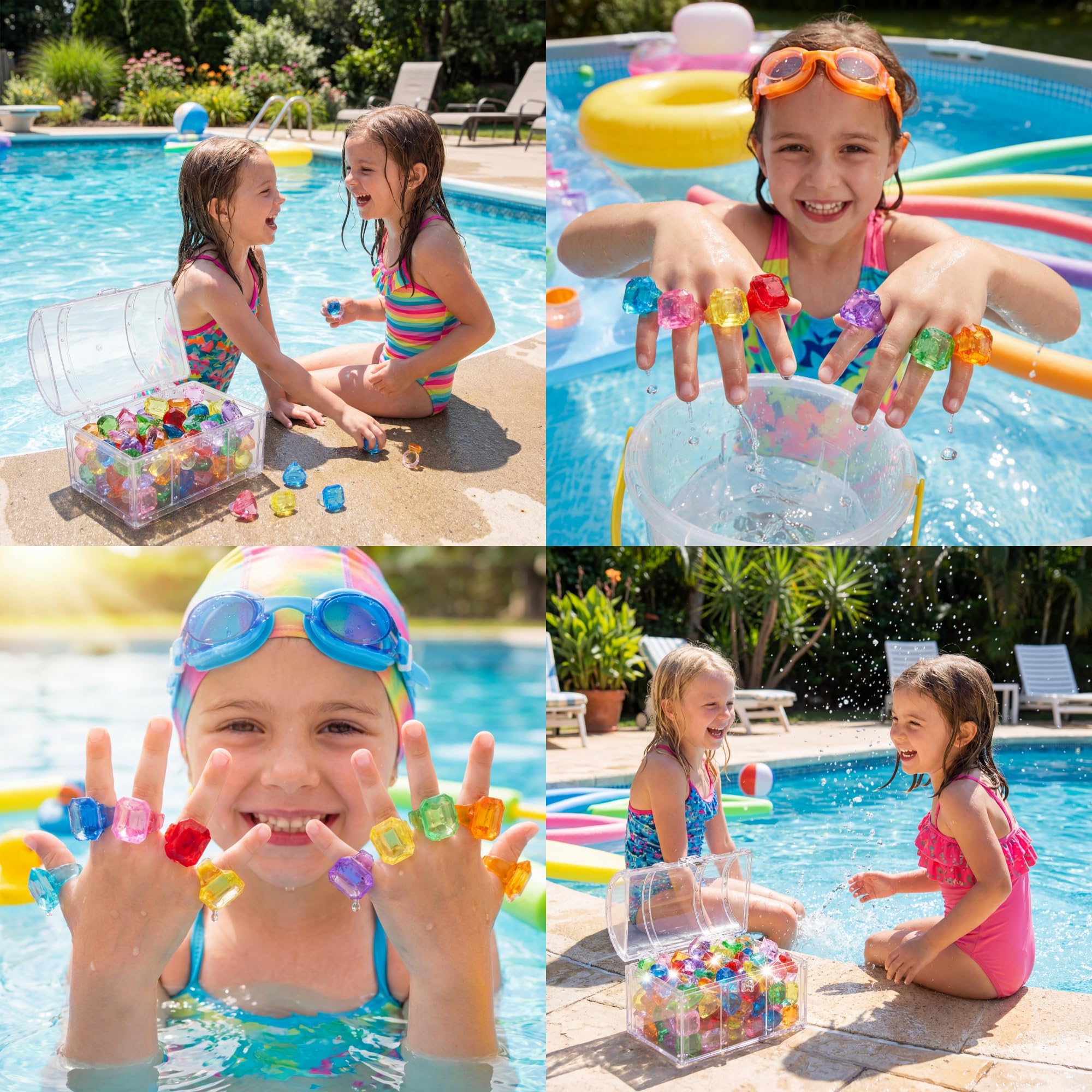 Carnival prizes set of PASEMM resin rings