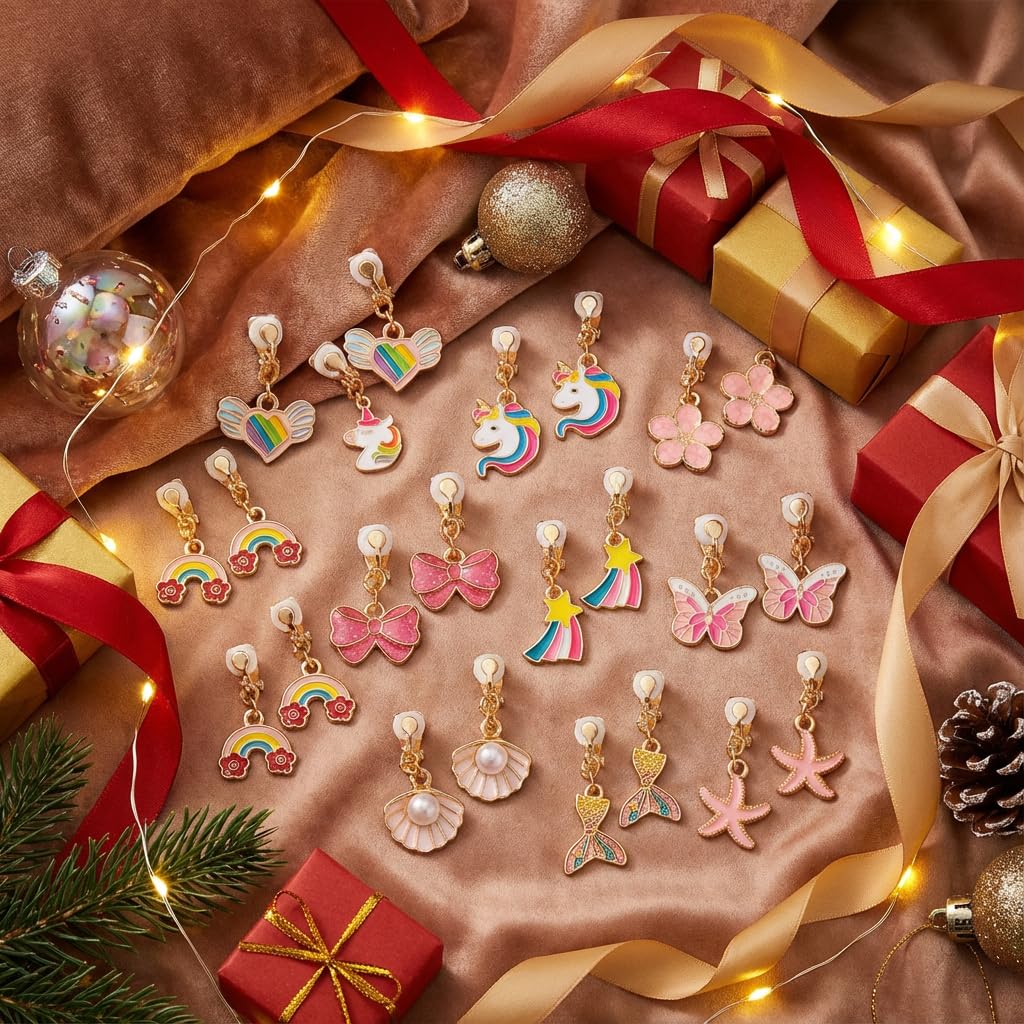 Durable dress up earrings set for children by PASEMM