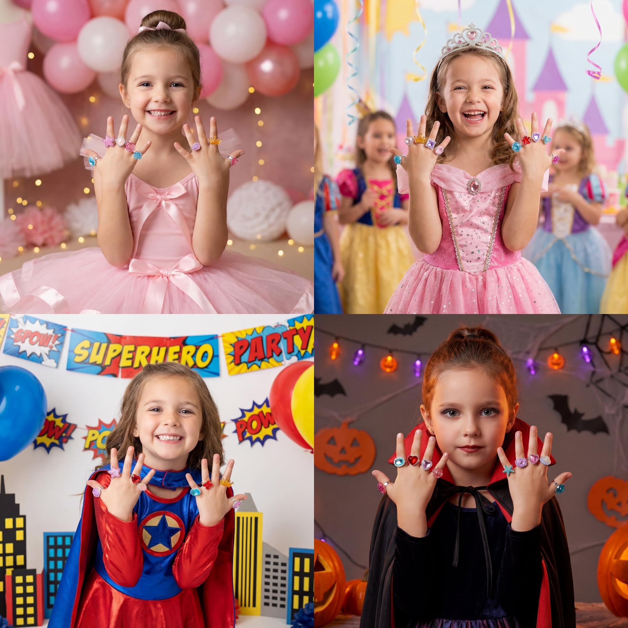 Ideal for dress up and party favors