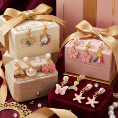 Non-pierced alloy earrings for kids by PASEMM