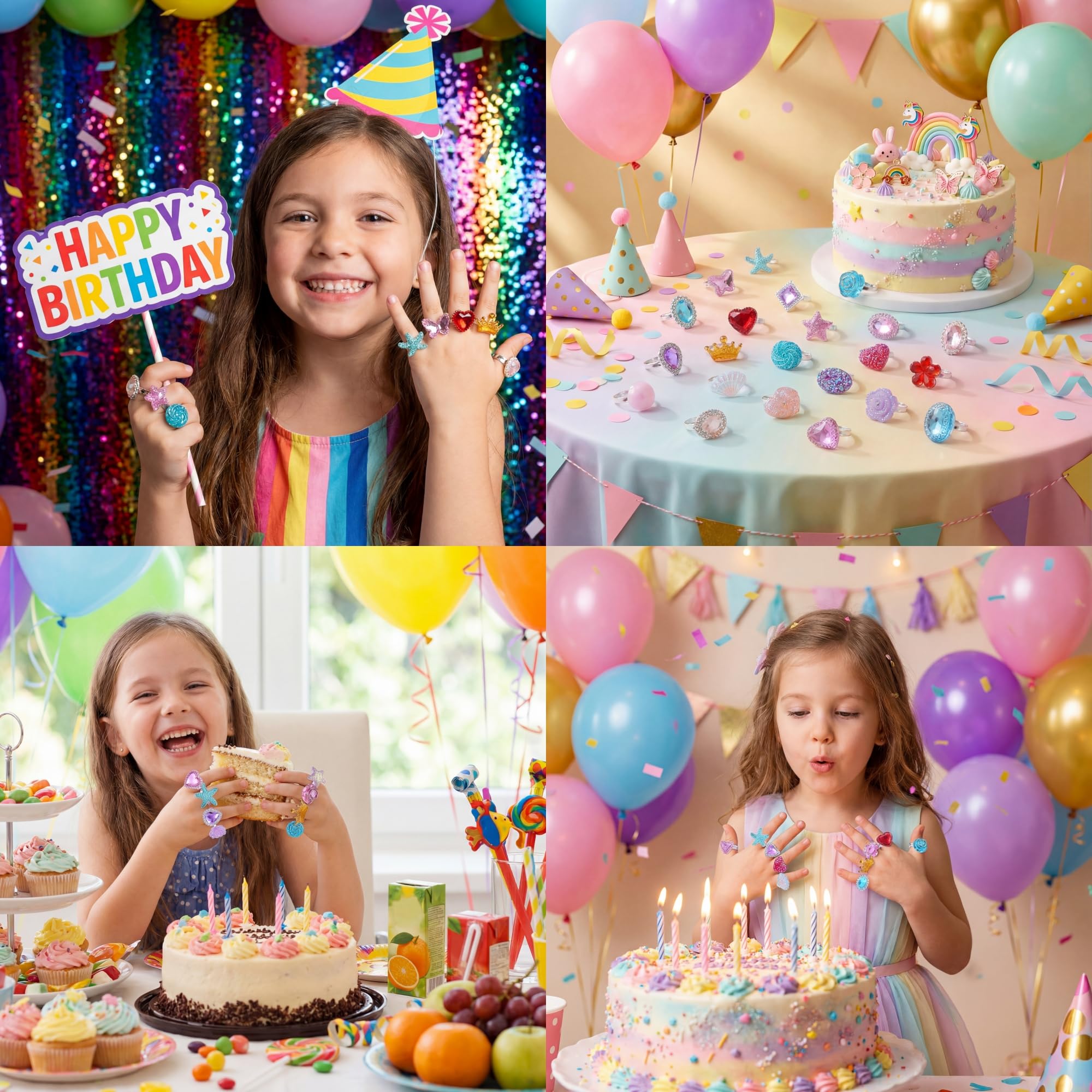 Durable pretend play jewelry set for ages 4-12