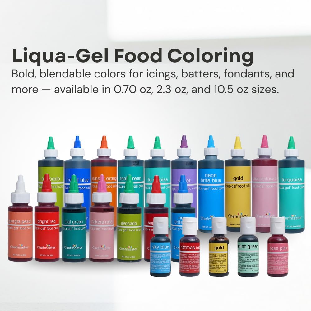 Pastel color blending with Liqua-Gel food coloring