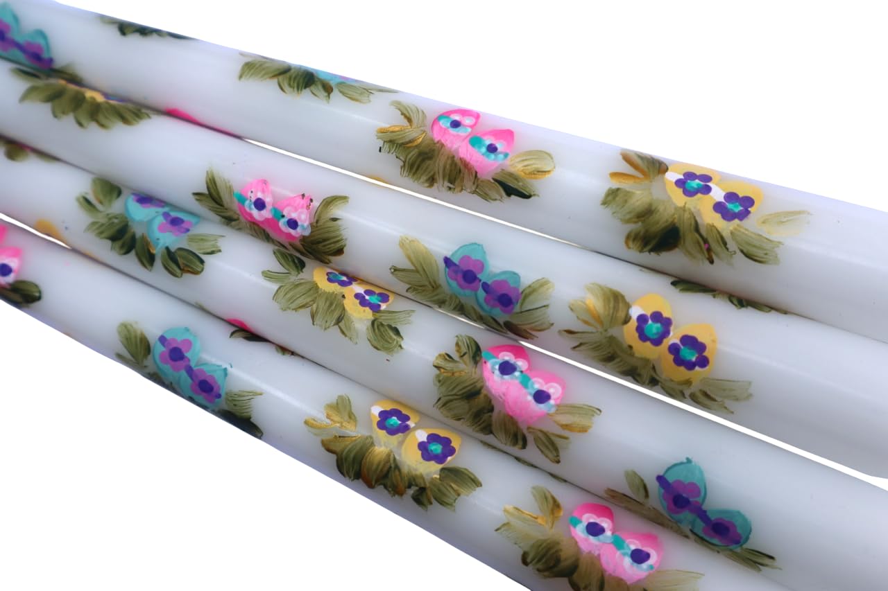 Unscented dripless taper candle product photo