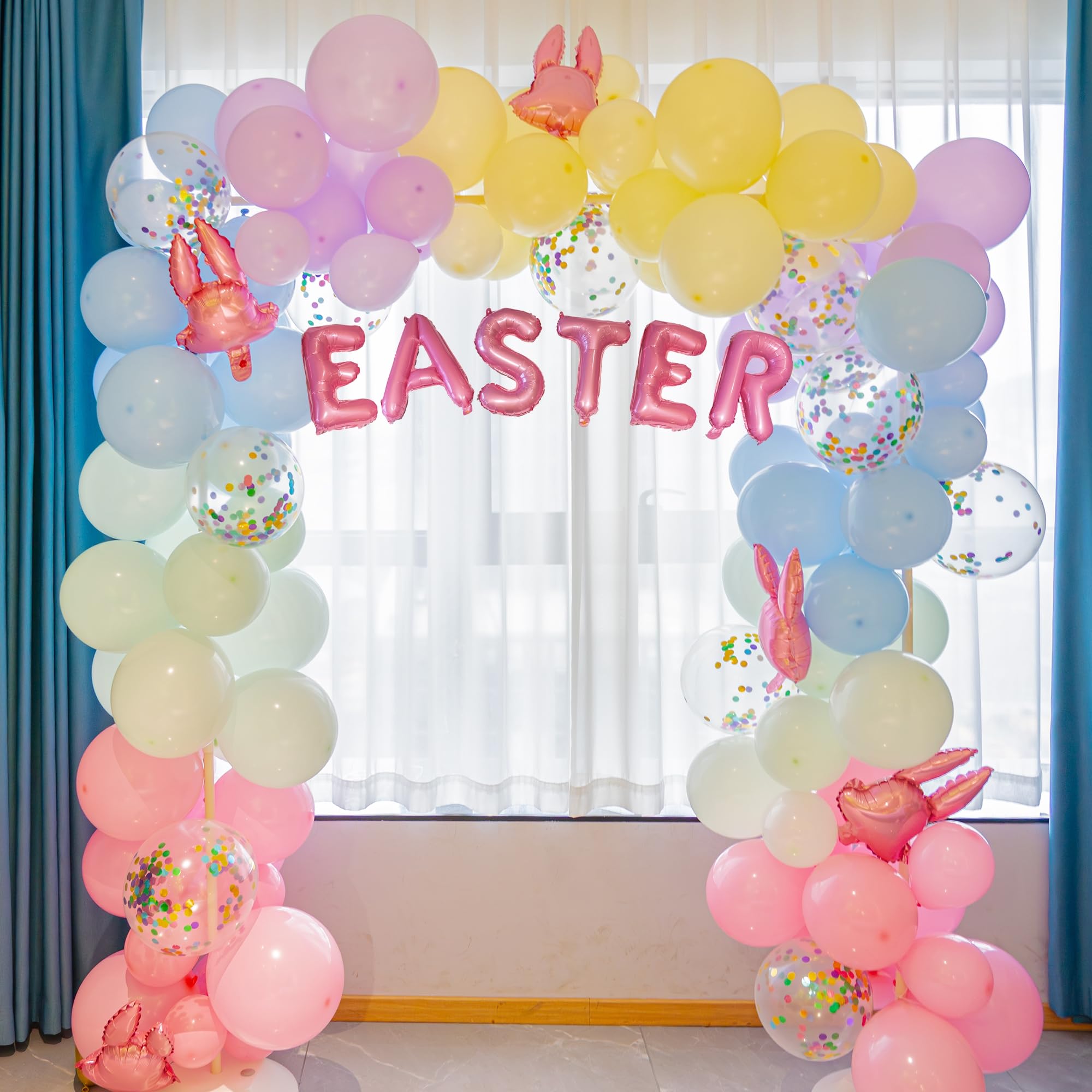 Pastel pink balloons 12x5 10x10 5x10 sizes included