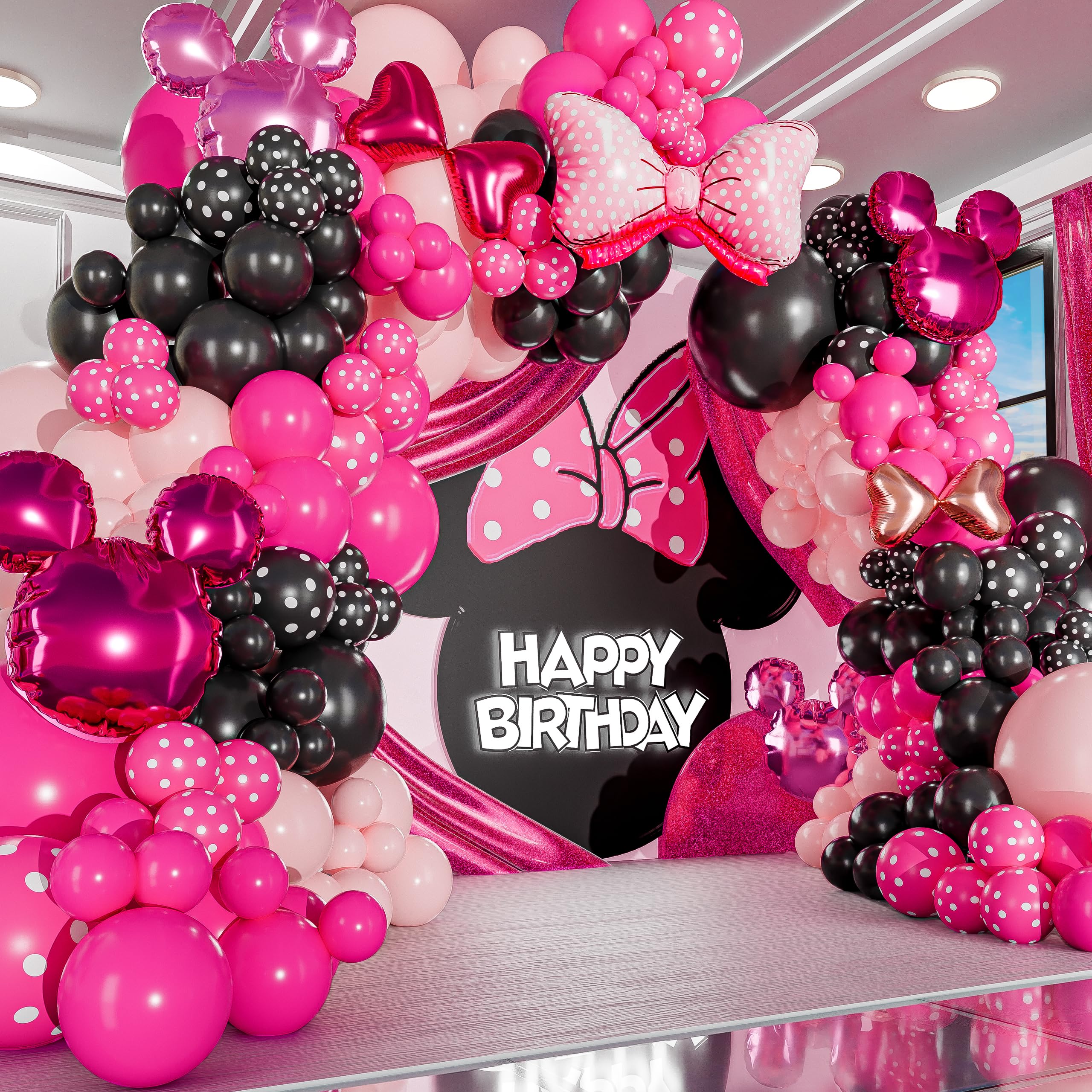 Pastel pink balloons image