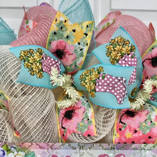Weather resistant durable wreath for indoor or outdoor use
