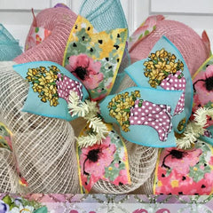 Weather resistant durable wreath for indoor or outdoor use