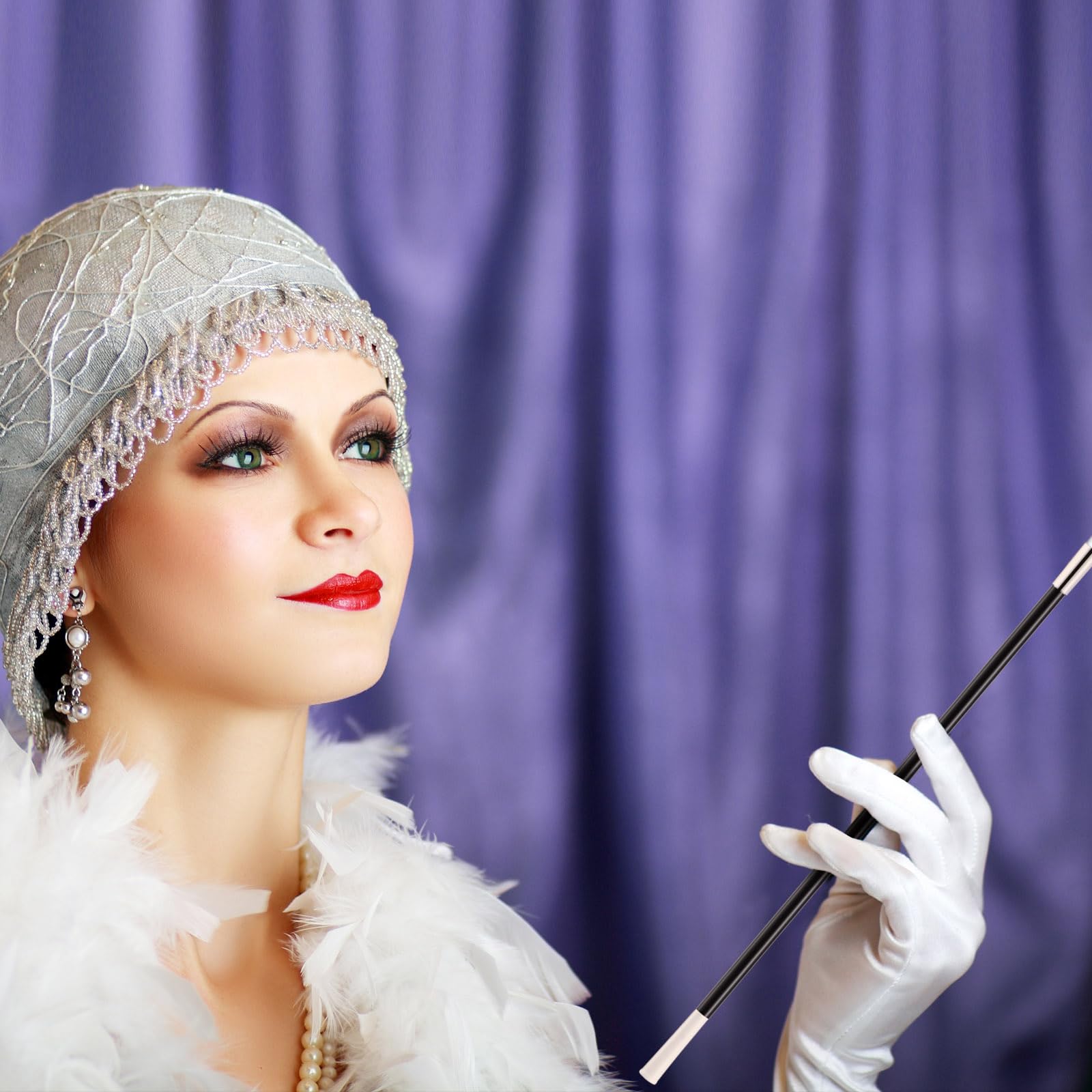 12 pack plastic long sticks for vintage party decor