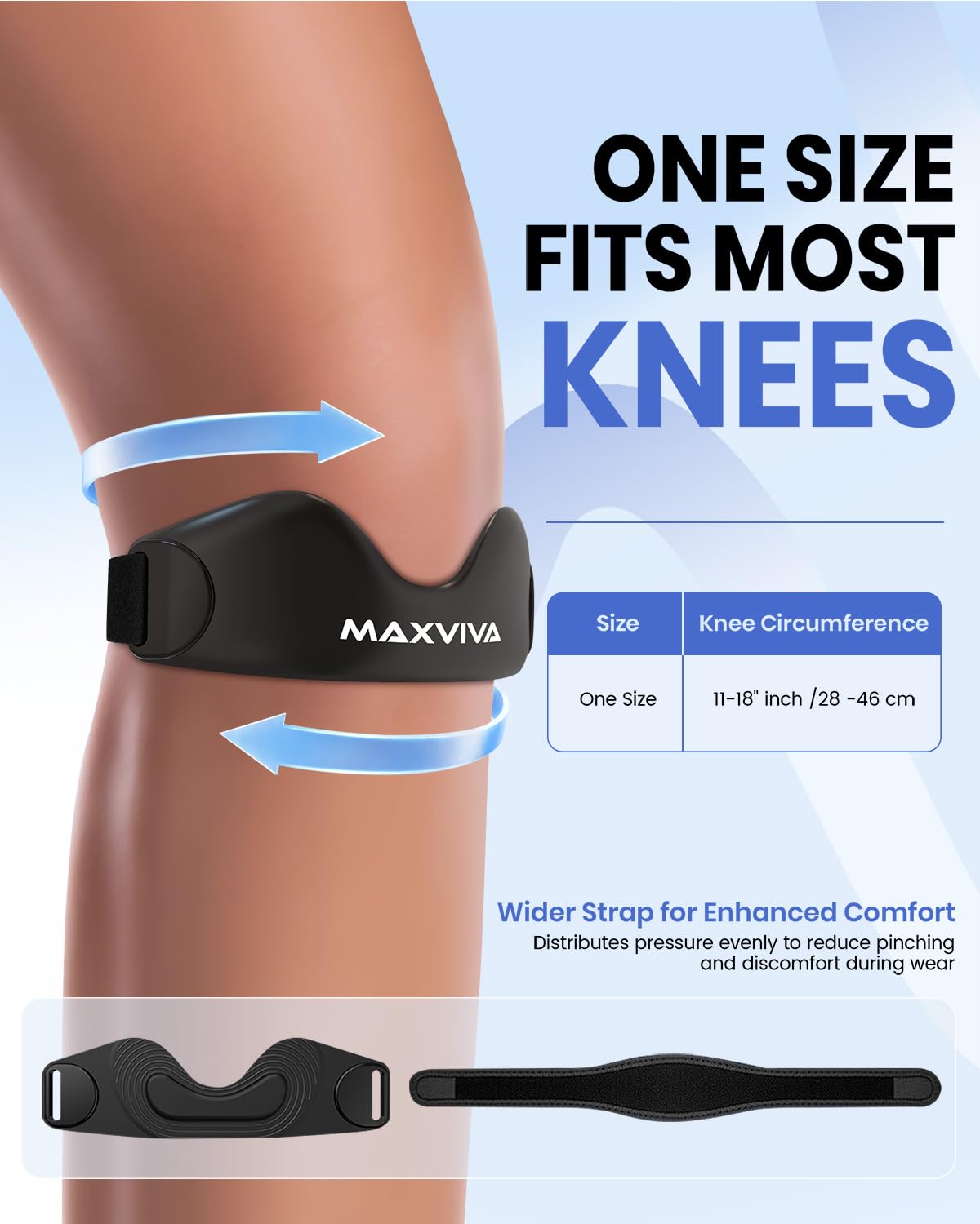 Knee brace for running patellar strap during workouts