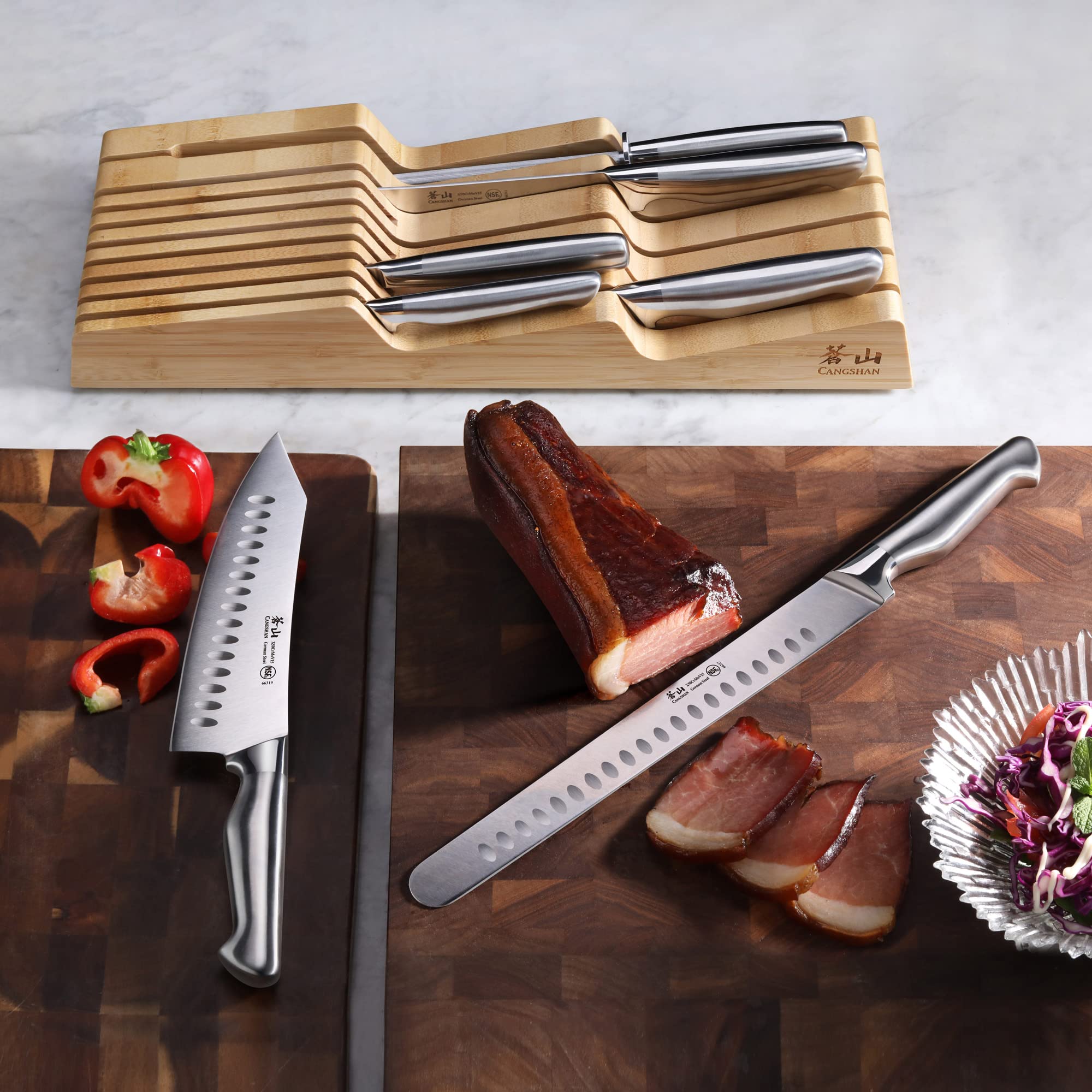 Ergonomic handles Cangshan Sanford 1027143