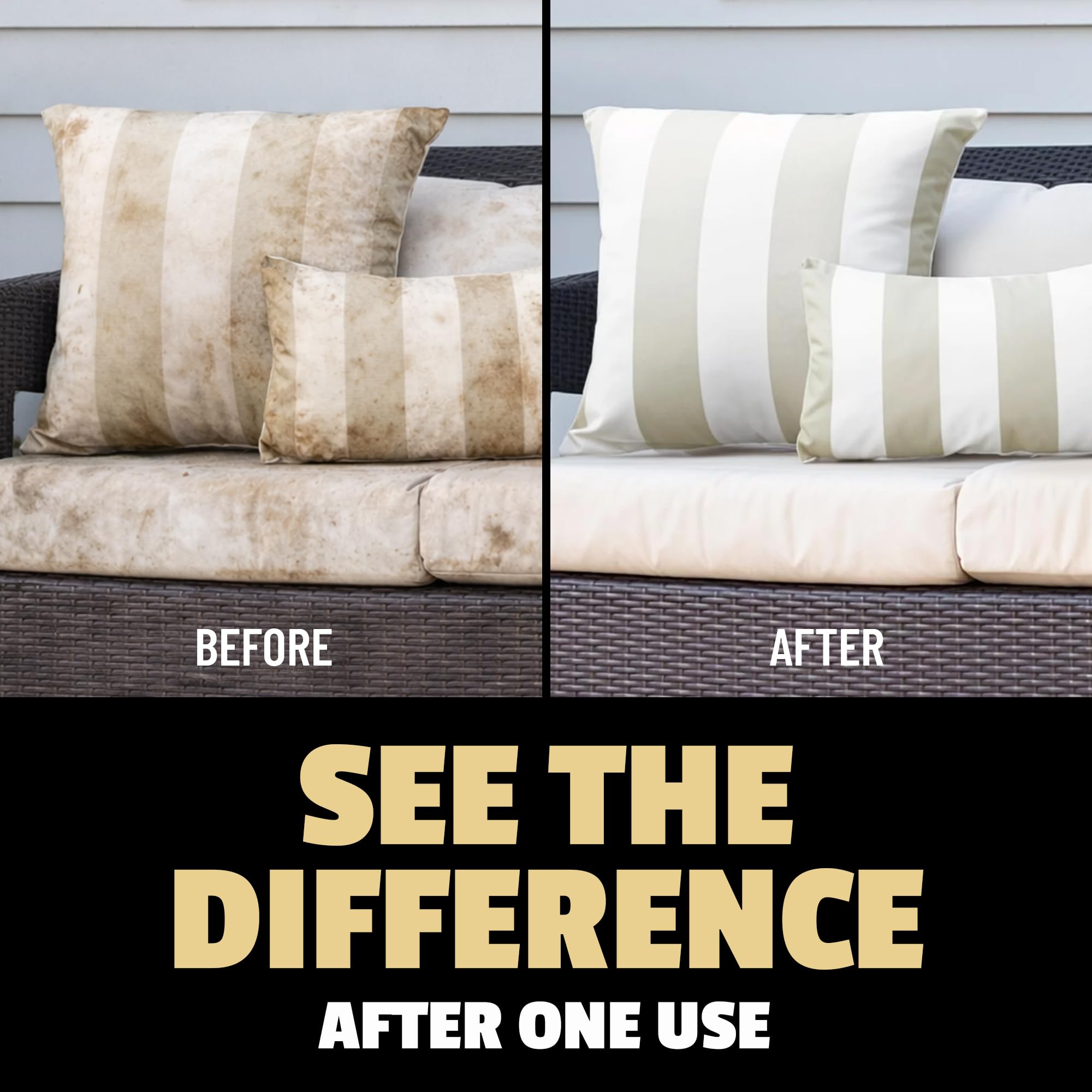 Patio Furniture Cleaner used on cushions and covers