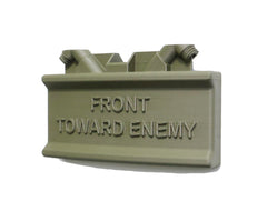 Patriot Patch Co Front Toward Enemy Claymore magnet 3.75x2.00 inches on fridge