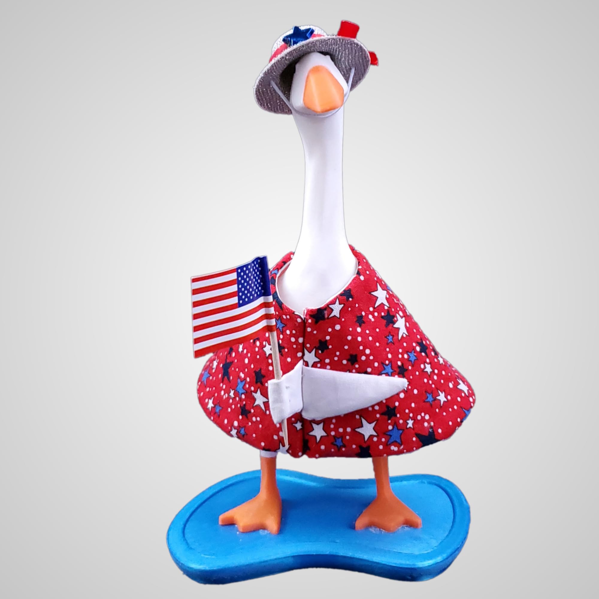 Dress and hat set for 7 inch desk goose by Kats Dog Swag