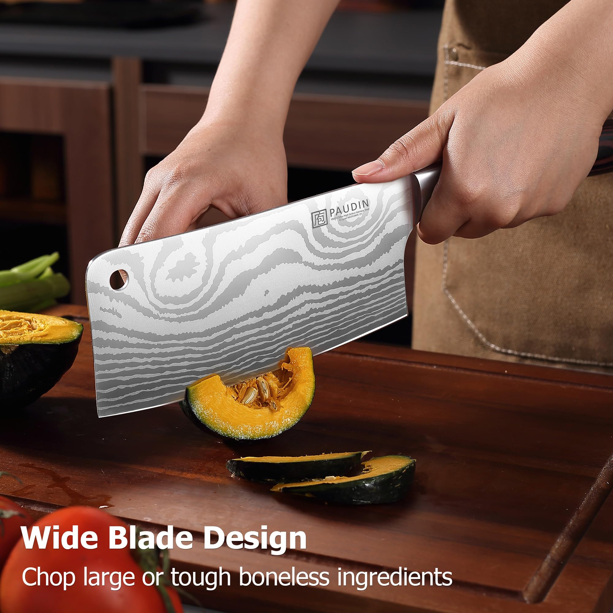PAUDIN 7 inch kitchen cleaver