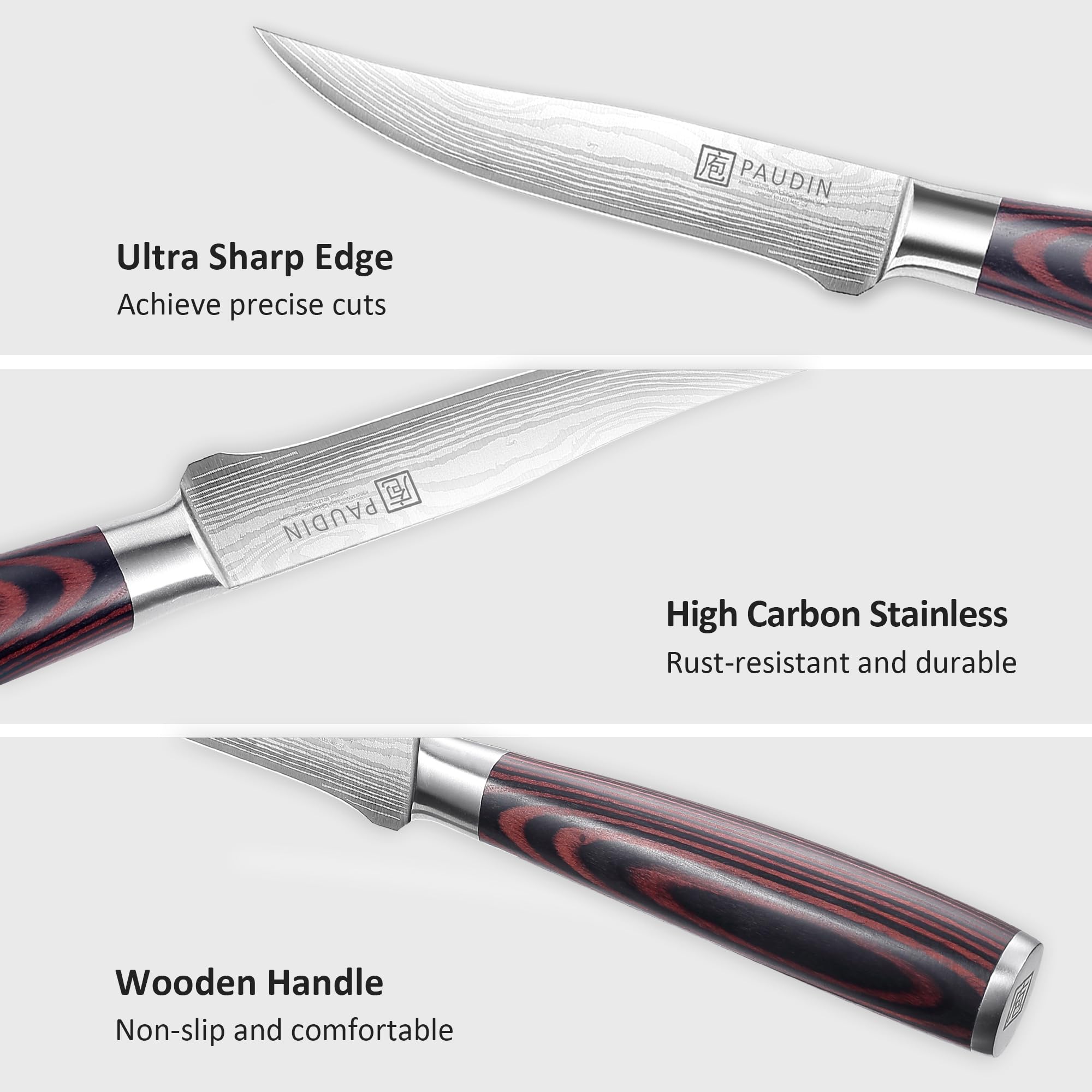High carbon stainless steel PAUDIN blade