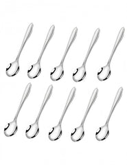 PAVNSO tiny stainless steel spoons 3.7 inch length