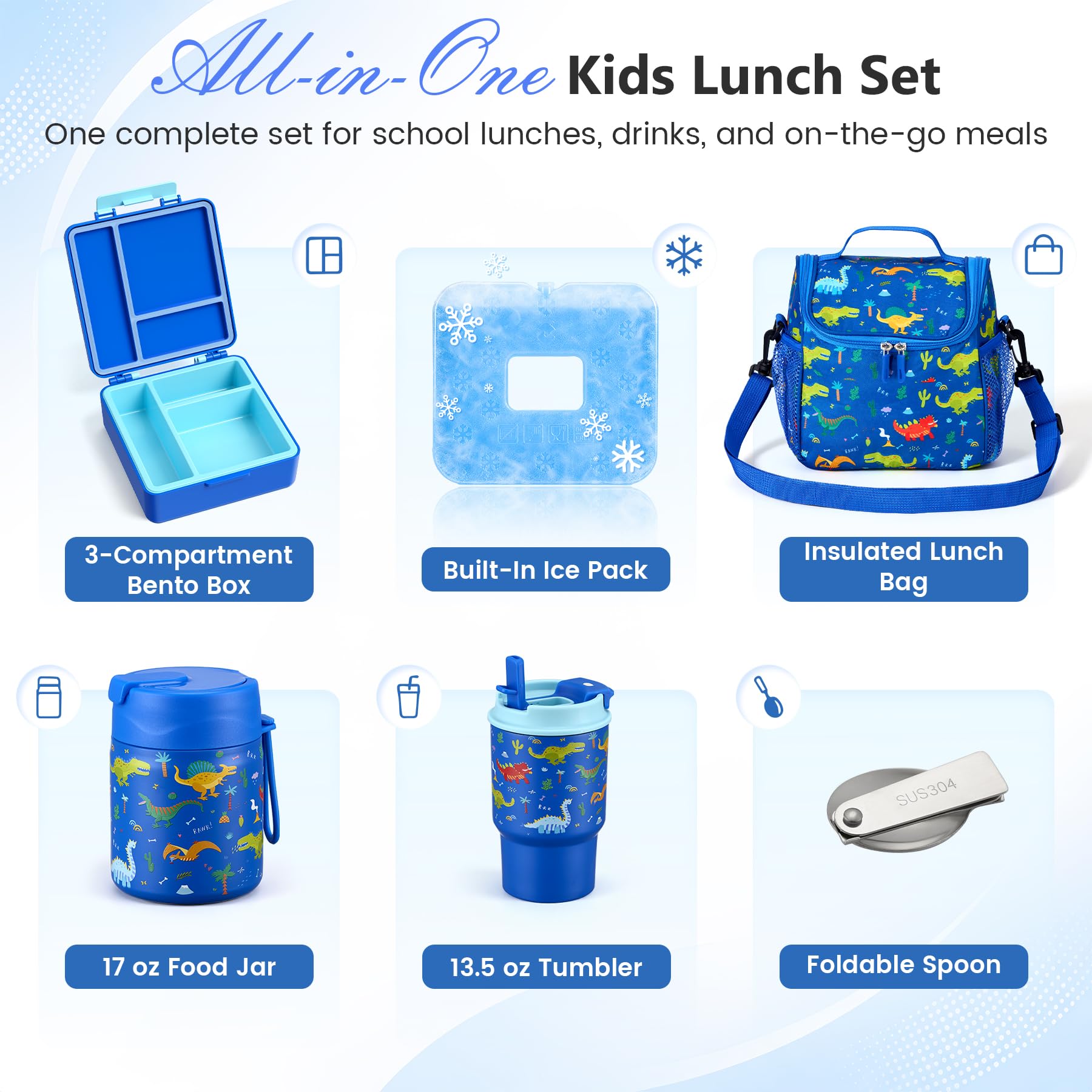 Pawtong bento box with removable ice grid