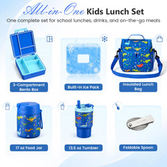 Pawtong bento box with removable ice grid