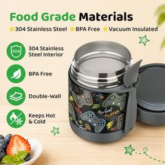 Pawtong vacuum insulated jar stainless steel interior 10oz
