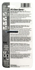 PC-Clear Epoxy Adhesive Liquid transitions from opaque to clear during curing