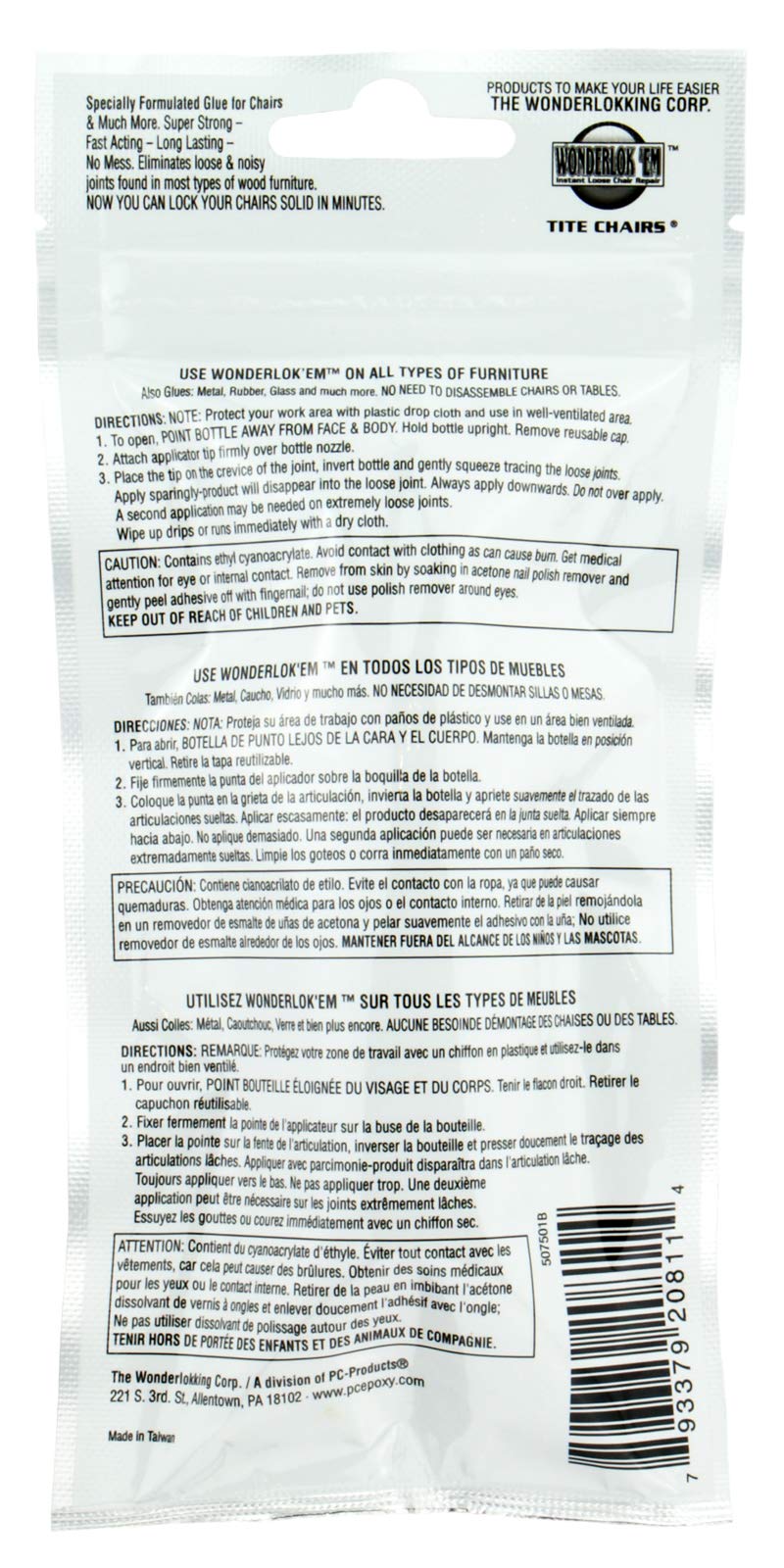 PC-Products adhesive for wood joints and furniture repair