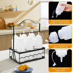 Food-grade PE squeeze bottles with burr-free edges