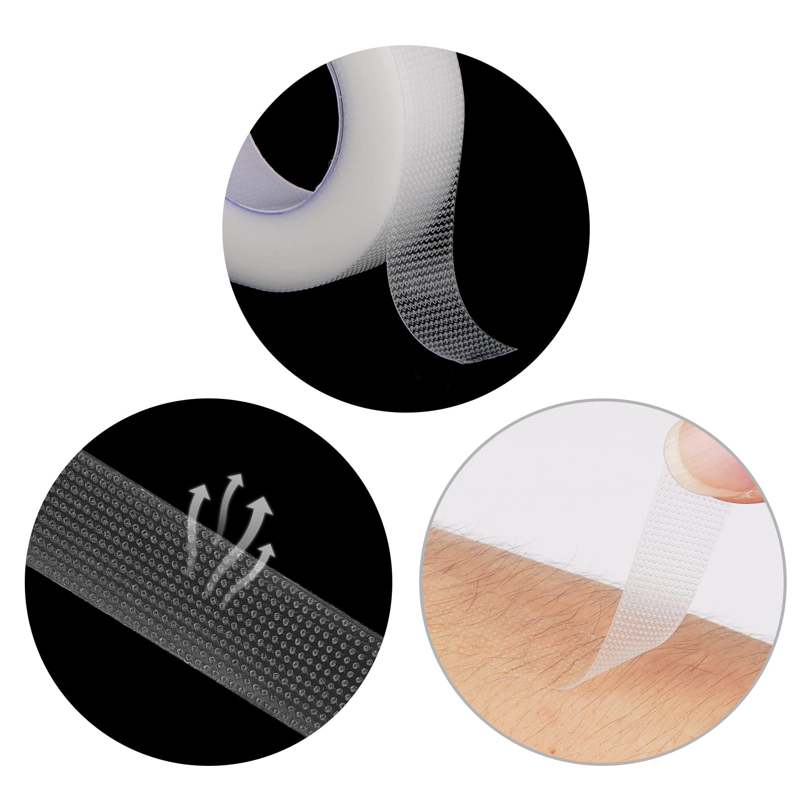 PE material breathable lash tape with tiny holes