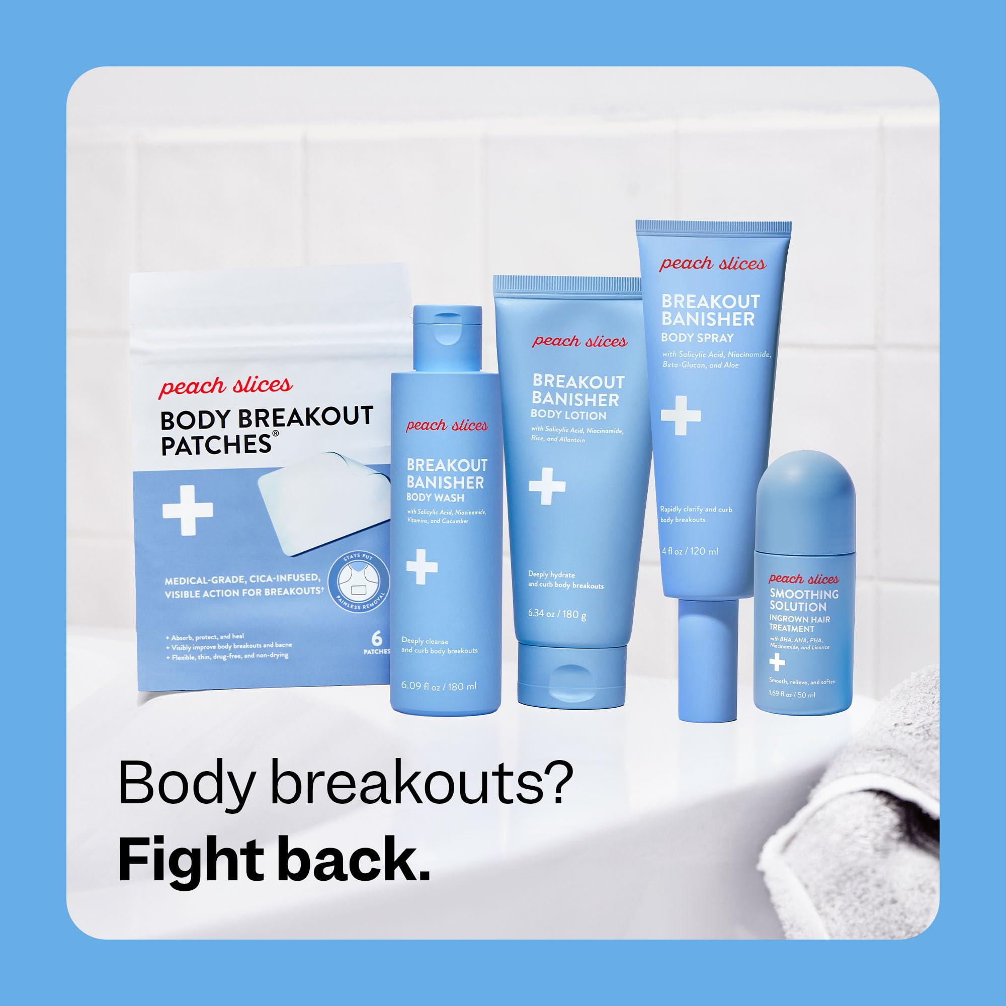 How to apply the patch on body breakouts