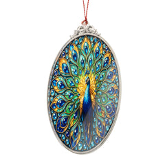 Peacocks Card included with Peacock Decoration ornament