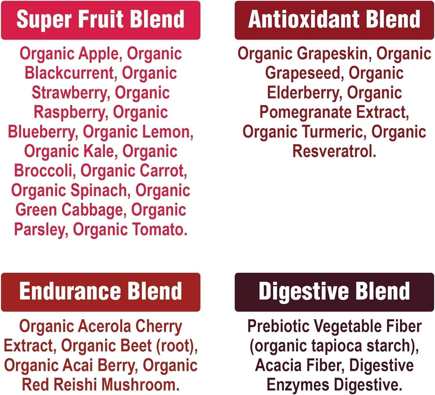 Peak Performance Organic Reds Superfood Powder image 8