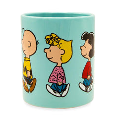 Ceramic mug 14 ounces officially licensed Peanuts character group walk by Silver Buffalo