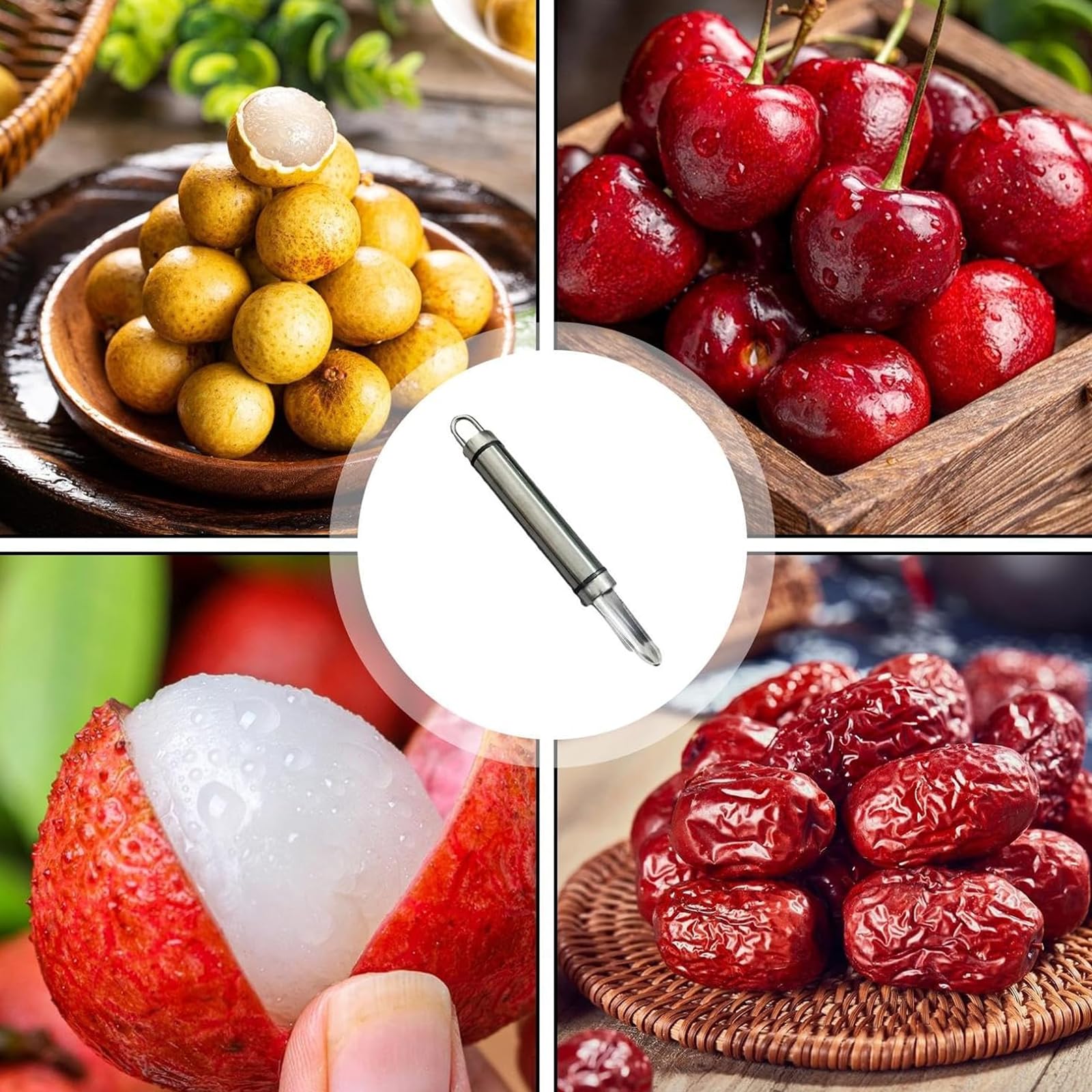 Pitter and corer set for various fruits vegetables