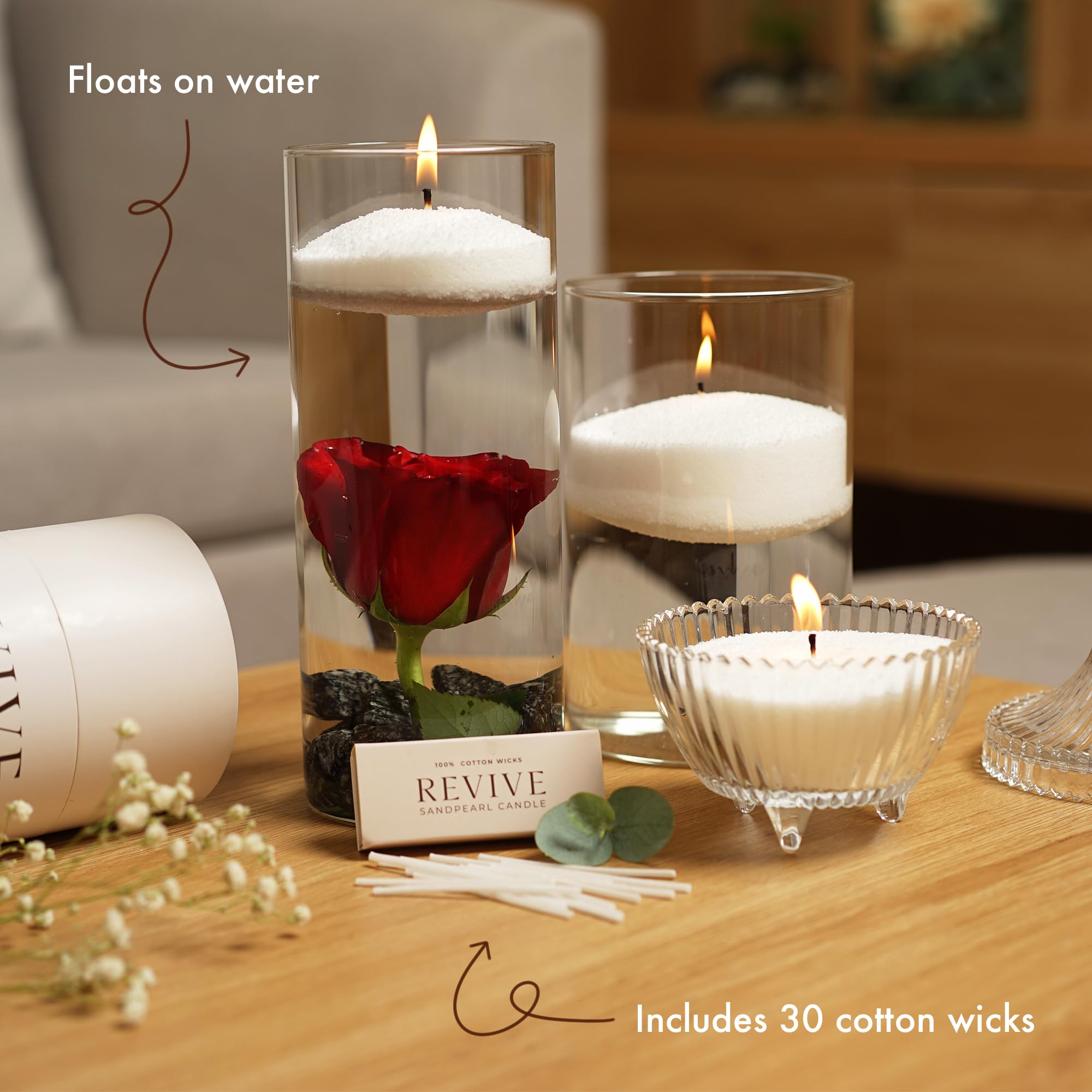 Vegan palm wax pearls for candle making