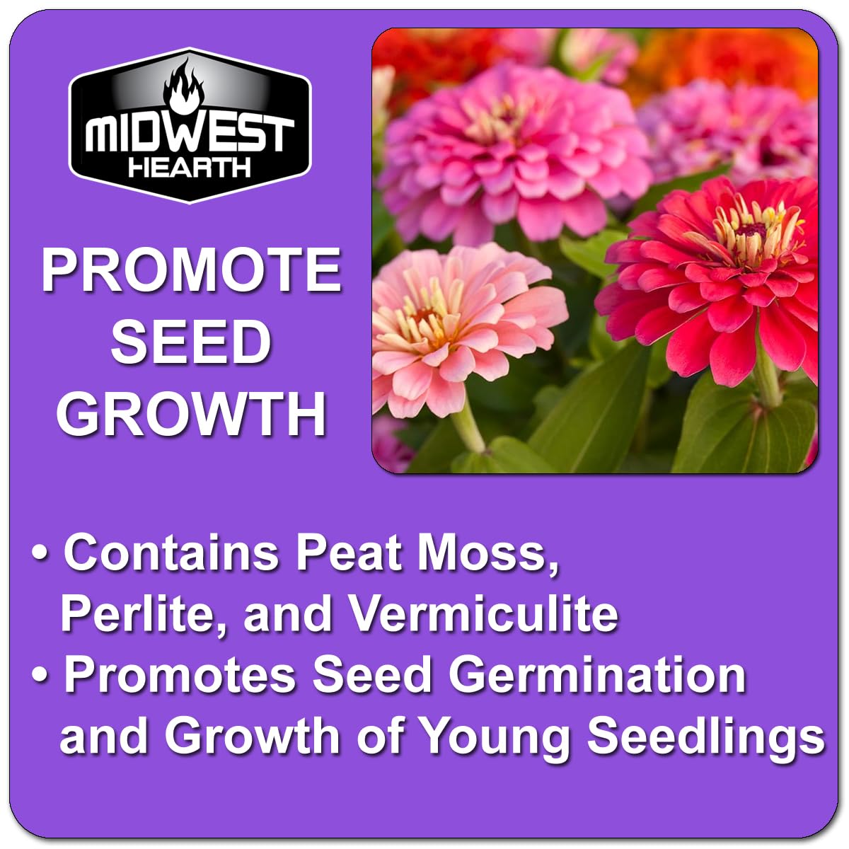 Soil mix with peat moss perlite vermiculite for aeration
