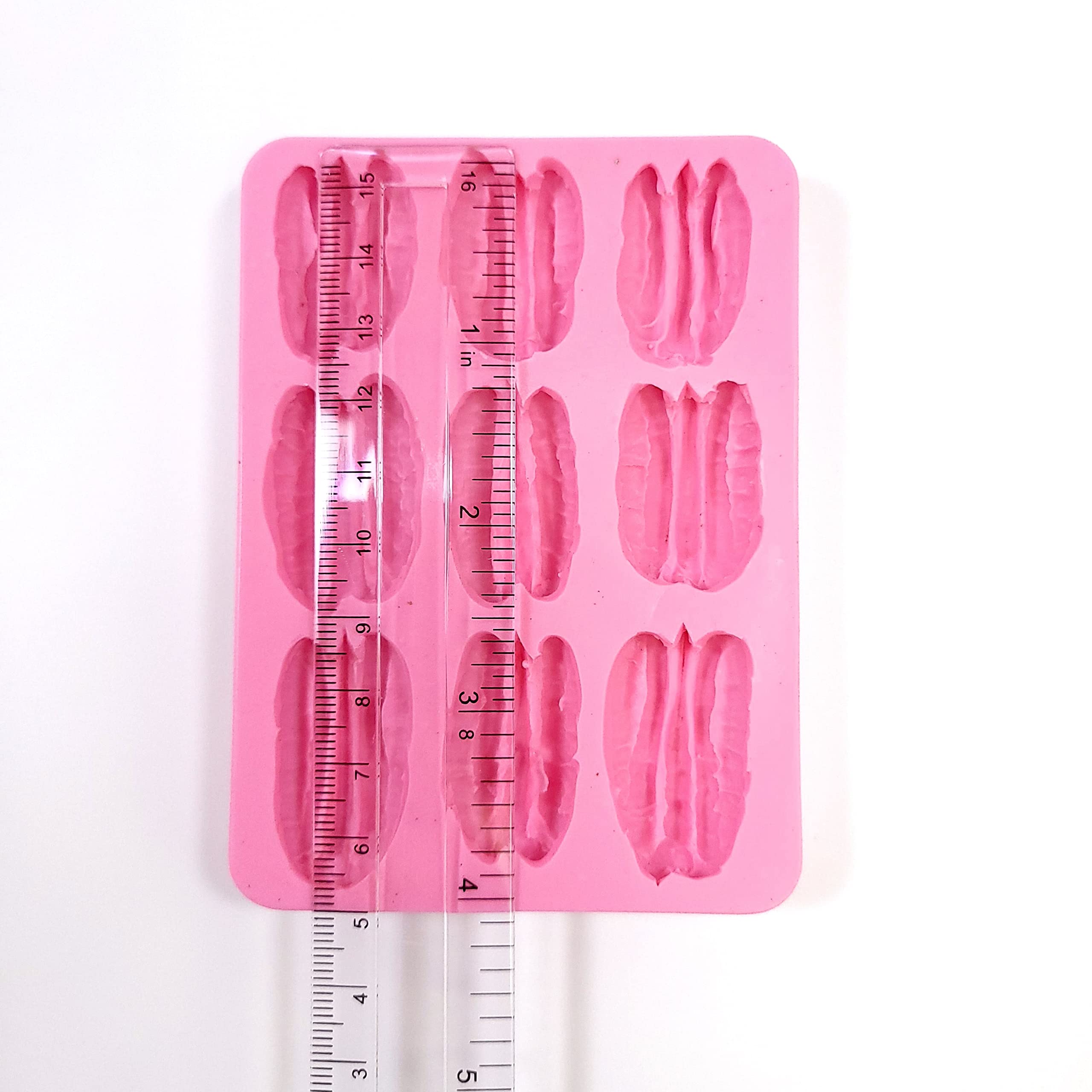 Pecan shaped silicone mold NC057 suitable for resin art and clay