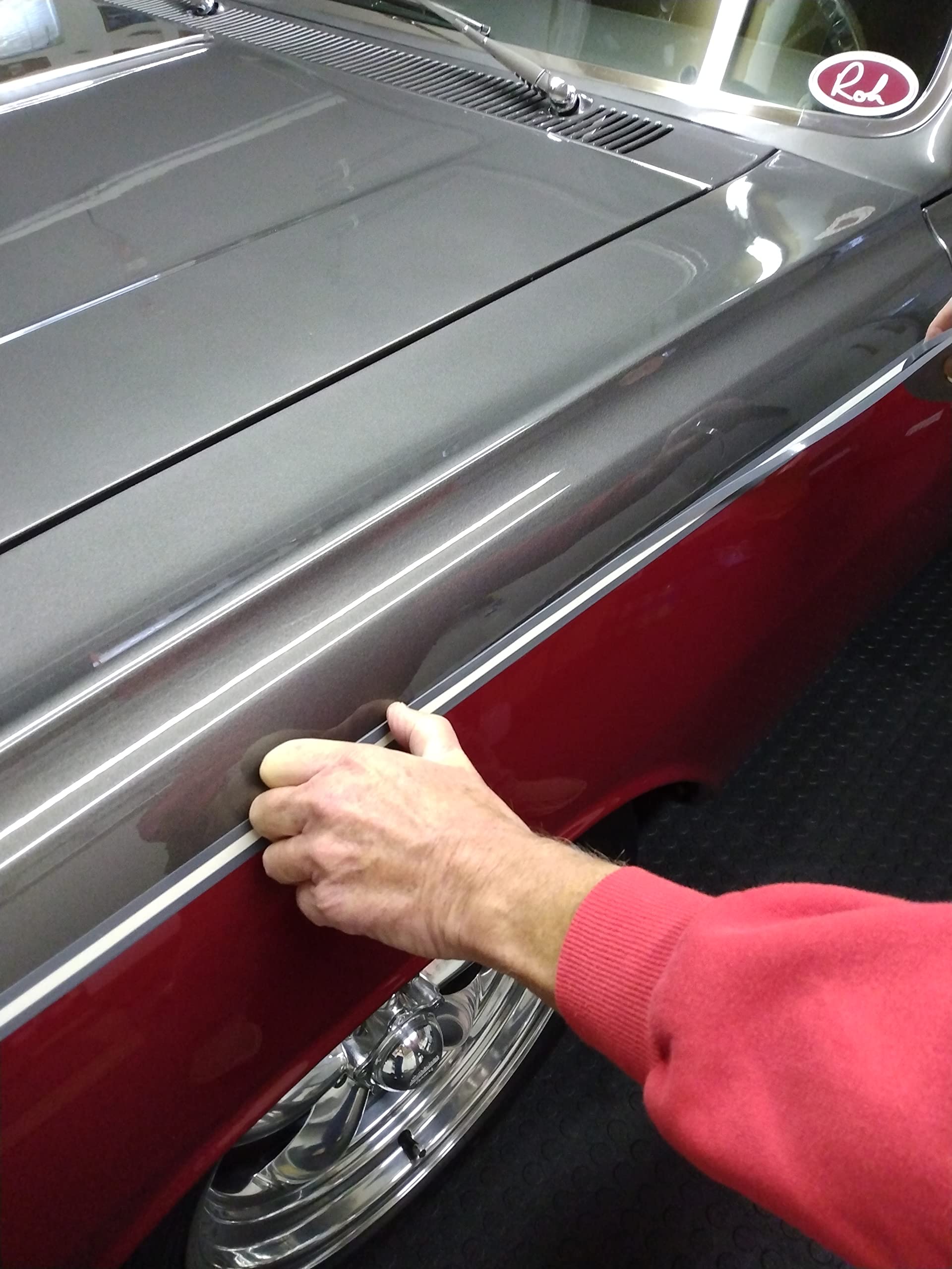 Wax release liner for peel and stick vinyl tape