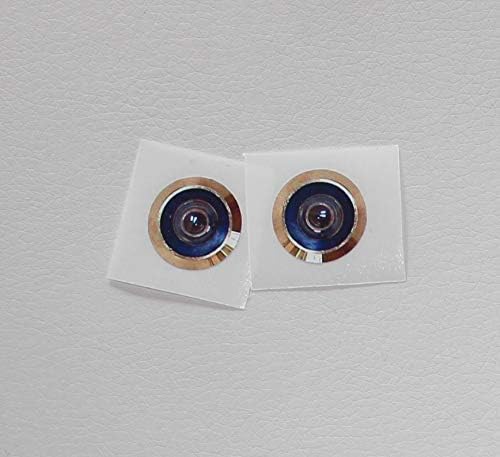 Peephole sticker included with Monica's door frame replica