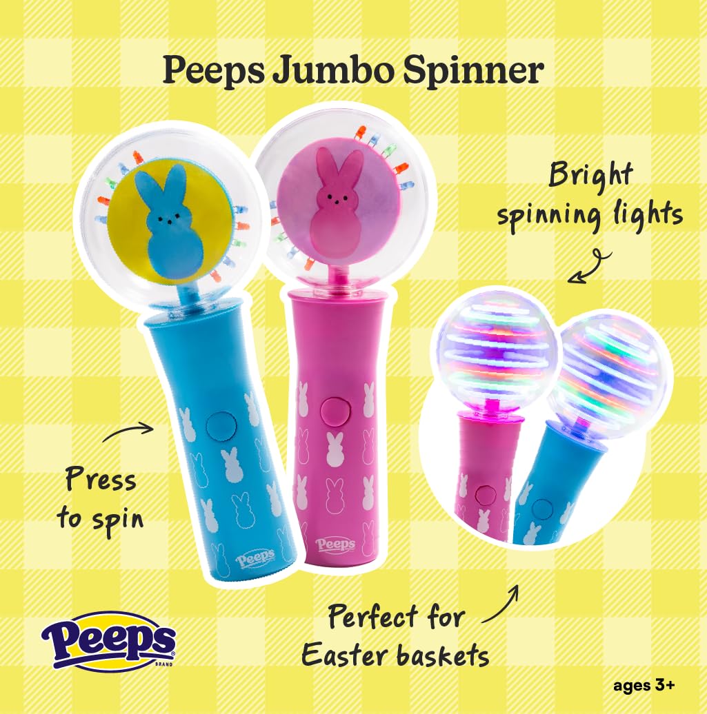 LED spinning wand bunny design Peeps Blue Bunny