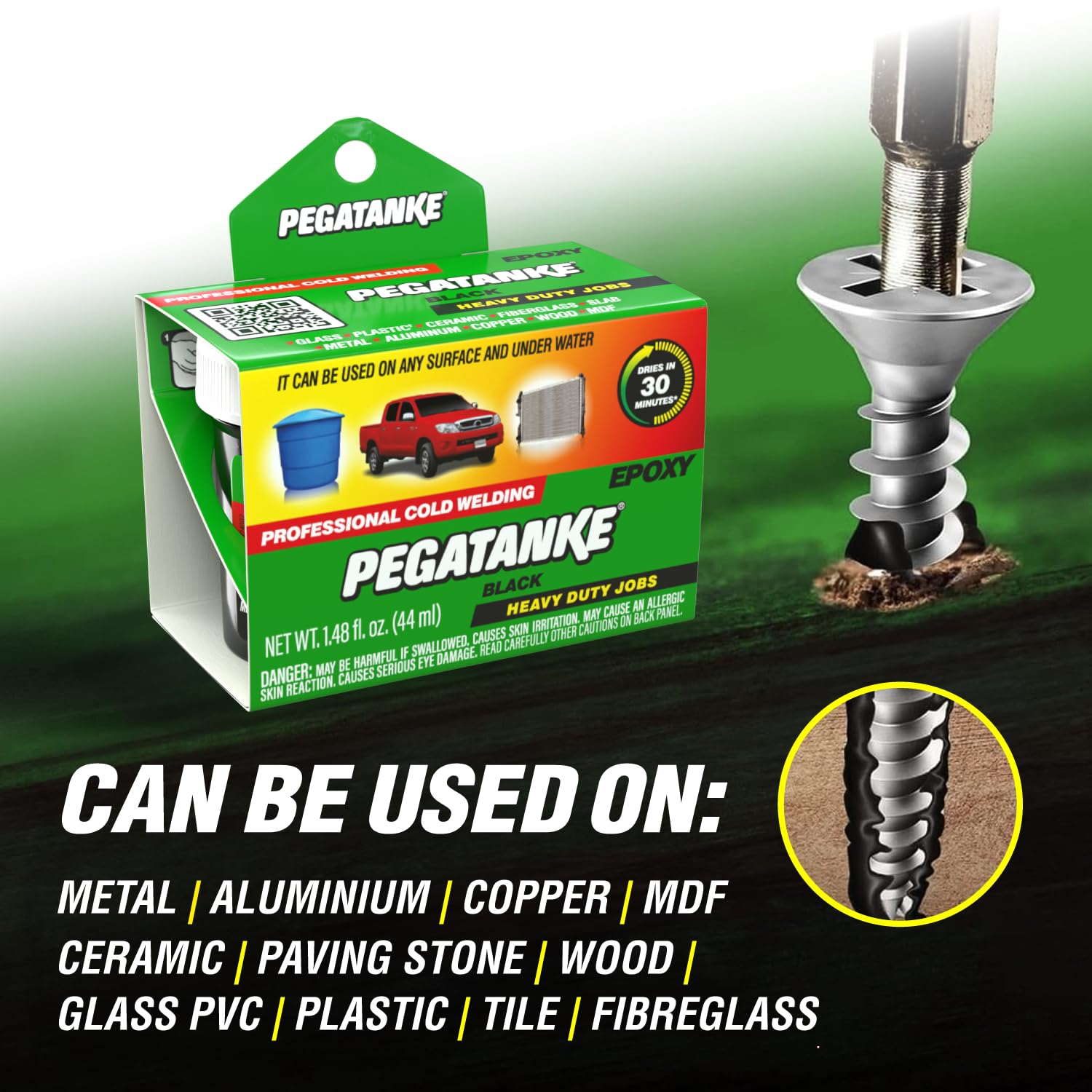 Pegatanke 1.48 oz epoxy adhesive kit