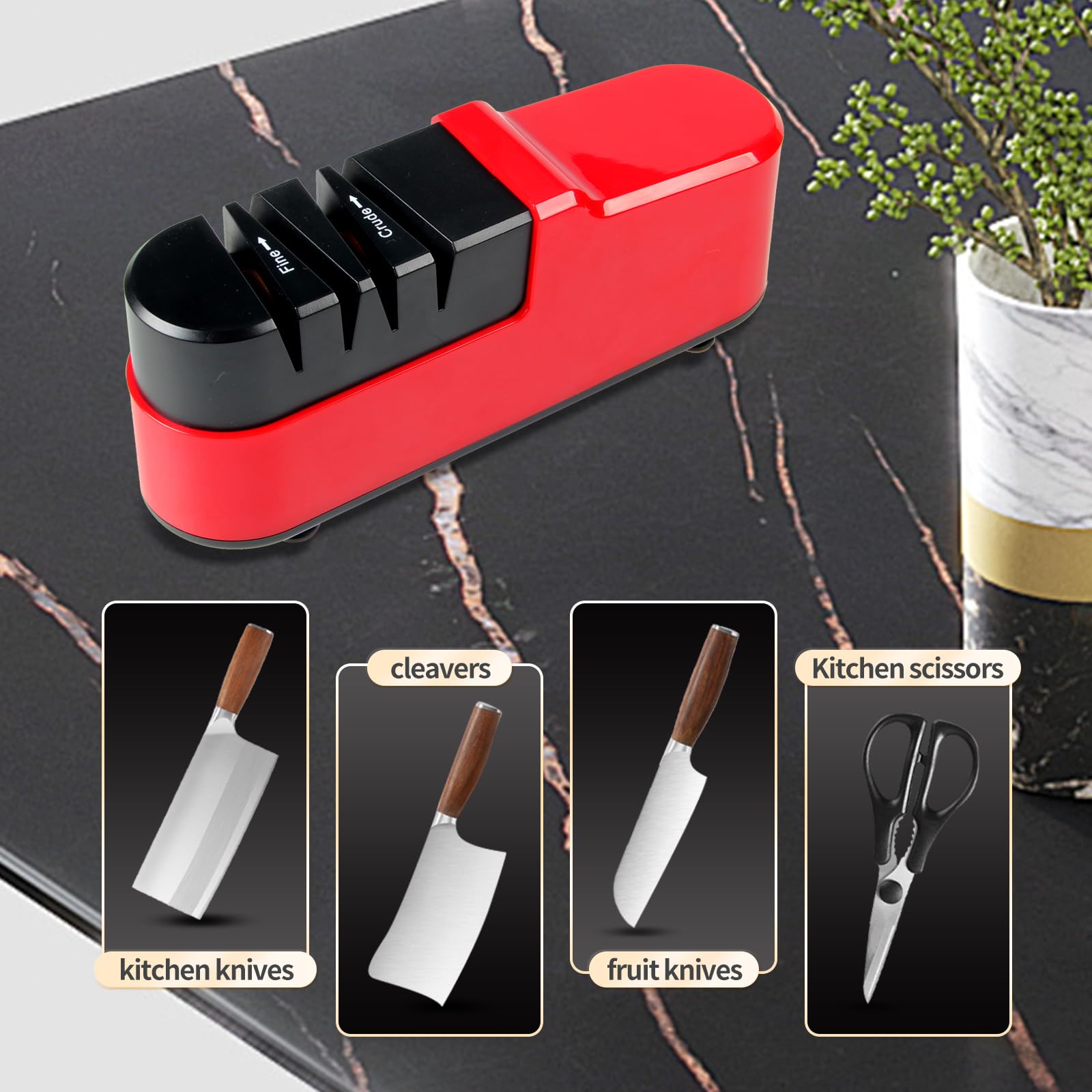 Pegelong replaceable wheels on knife sharpener