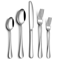 Peirong 40 piece silverware set for eight stainless steel