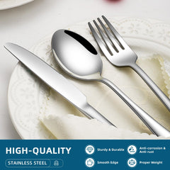 Dishwasher safe silverware Peirong home and restaurant use
