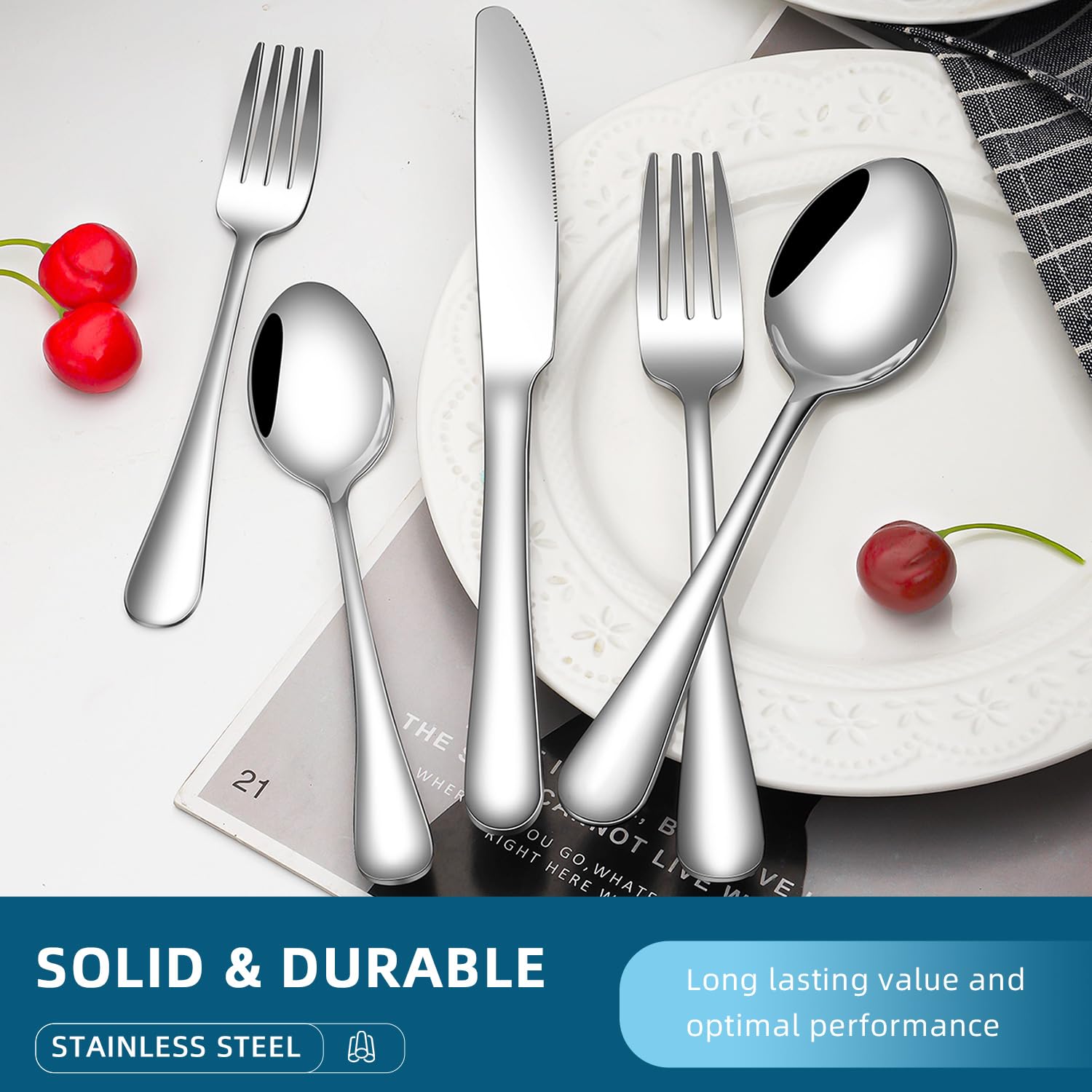 Peirong stainless steel flatware with mirror polish