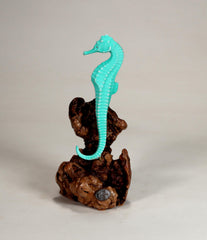 Pellucida resin seahorse signed with certificate of authenticity