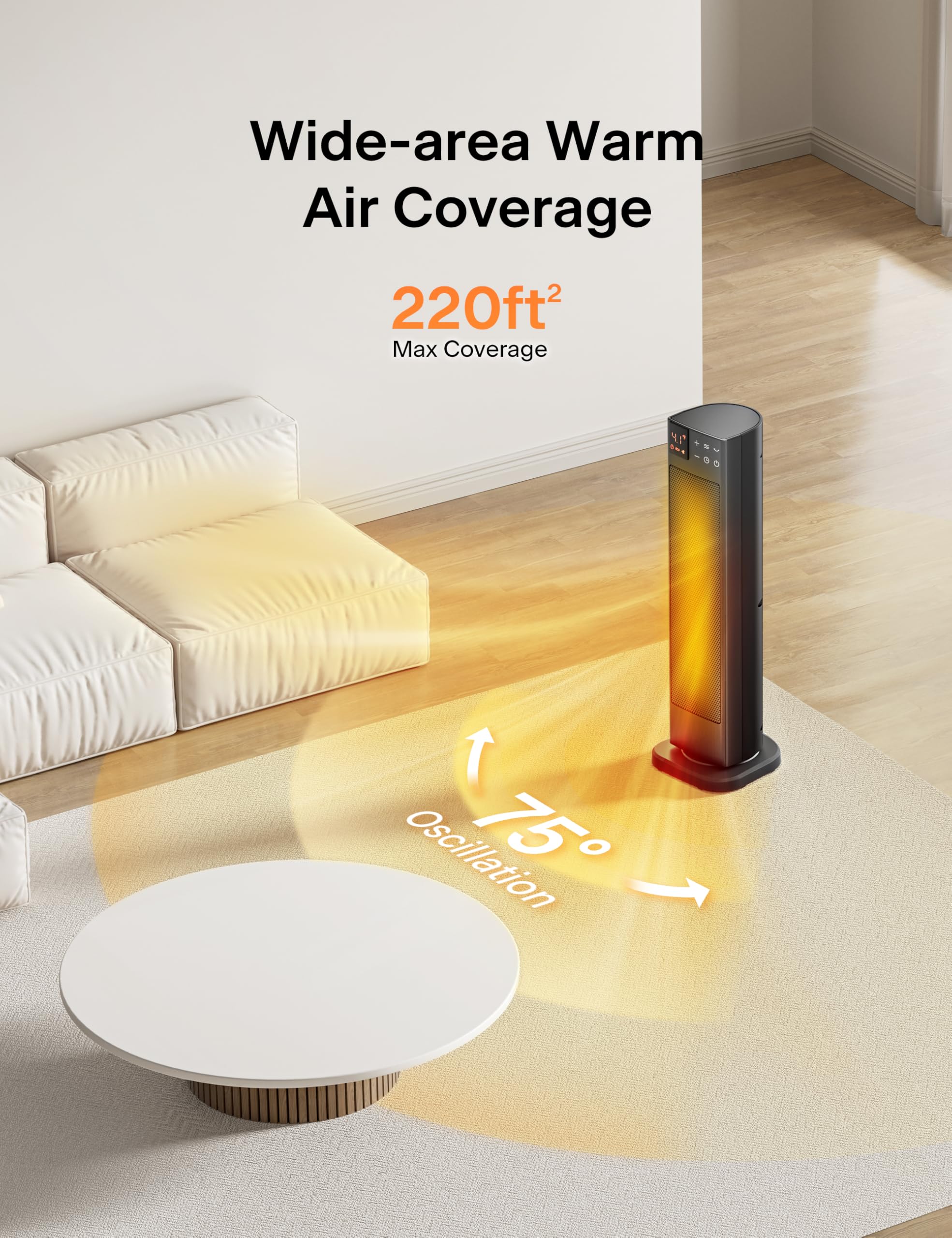 1500W space heater for home use